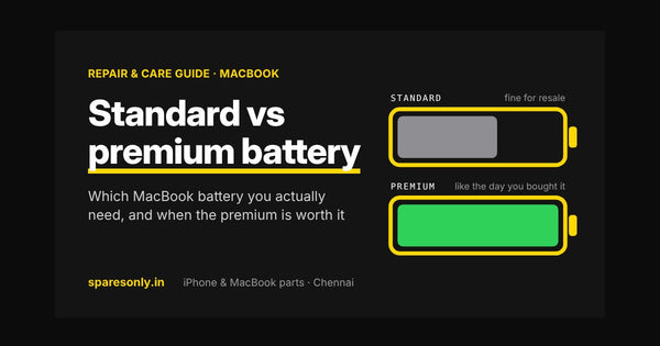 Standard vs premium MacBook battery comparison