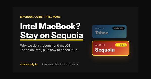 Intel MacBook: macOS Sequoia recommended over macOS Tahoe