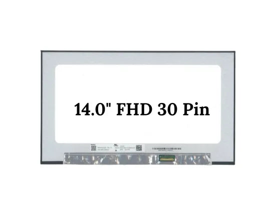 Dalle écran LCD LED 14" N140HGA-EA1 REV.C5 - 1920x1080 Full HD 30 Pins - Pour Remplacement