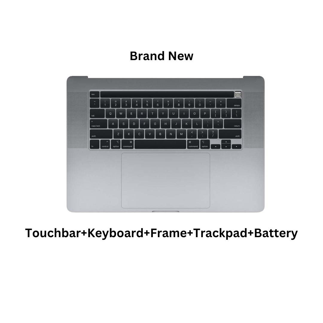MacBook Pro 16” A2141 (2019) Top Cases with Toucbar Trackpad Keyboard Speakers & Battery
