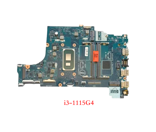 Dell Inspiron 15 3501 Laptop Motherboard i3-1115G4 LA-K032P 07HC6F