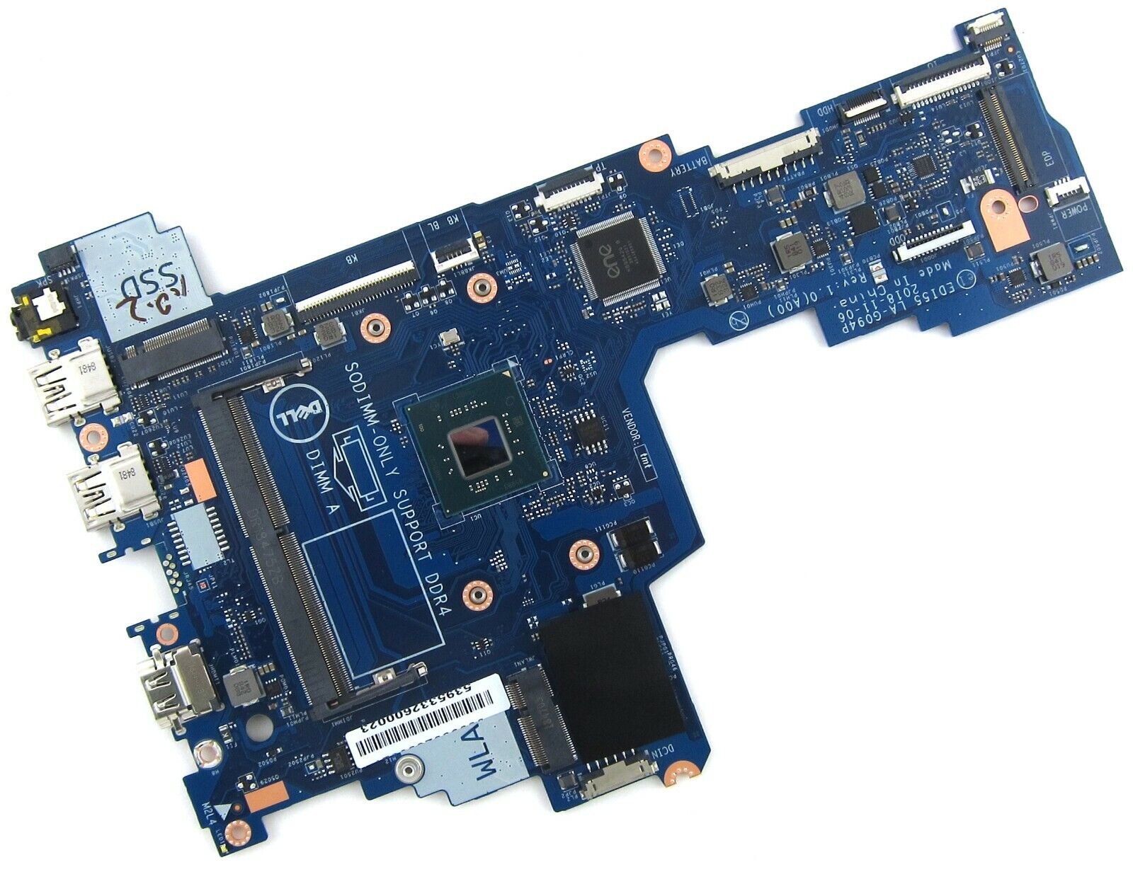 Dell Inspiron 3482 3852 Laptop Motherboard EDI55 LA-G094P 0PNJPX