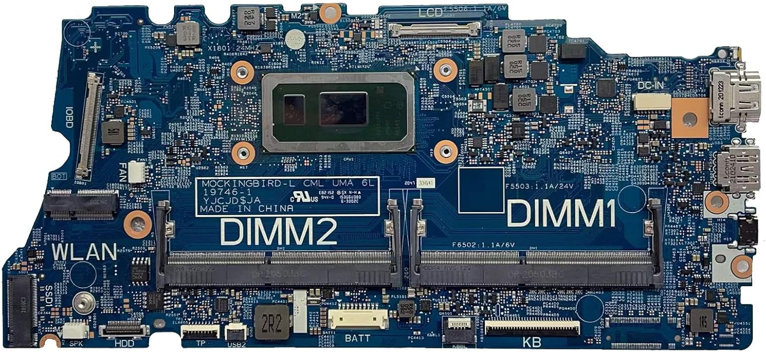 Dell Latitude 5310 3410 3510 Laptop Motherboard with 1.7GHz  i5-10310U Quad Core Processor