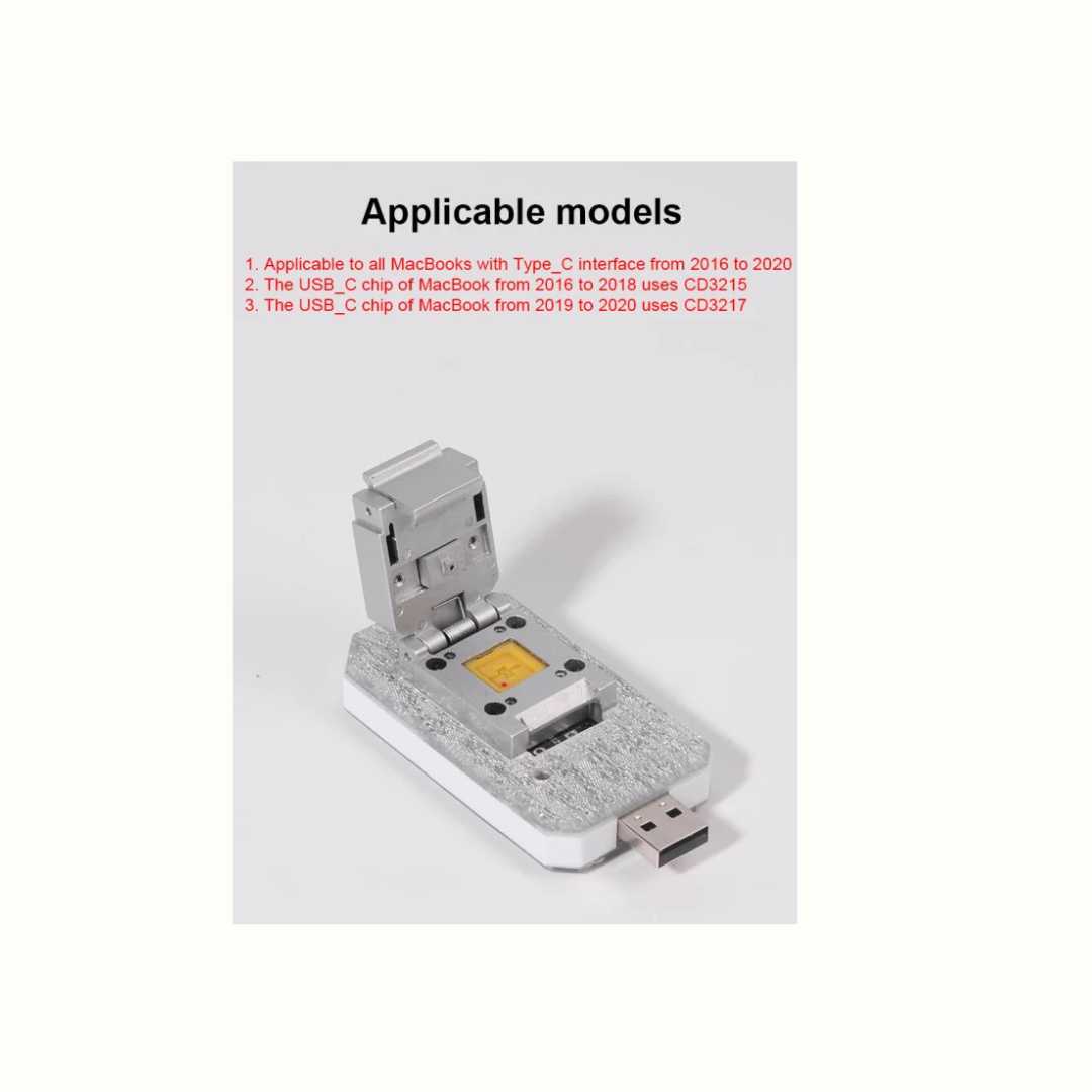 BY-U301 USB-C ROM Programmer – Exclusive for MacBook Repairs (2016-2020)-Sparesonly.in