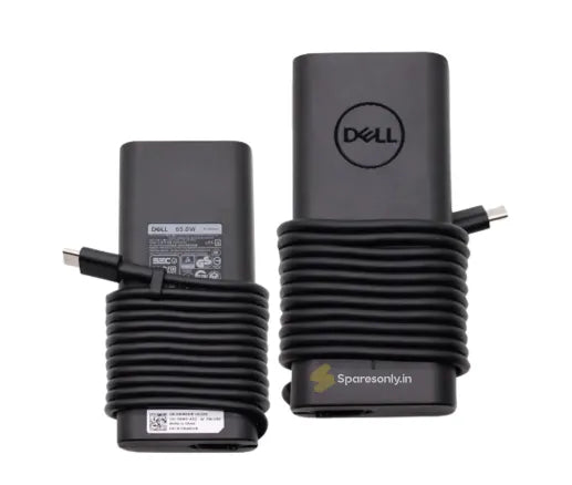 Dell 65W Laptop Charger Without Power Cable - Original Type-C-Sparesonly.in