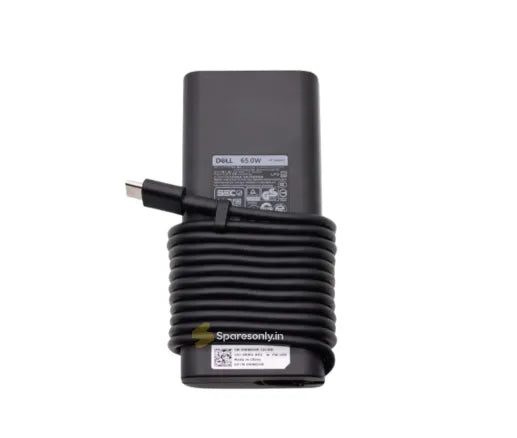 Dell 65W Laptop Charger Without Power Cable - Original Type-C-Sparesonly.in