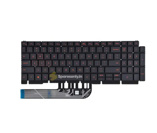 Dell G15 5510 5511 5515 5520 5521 5525 Series Laptop Keyboard with Red Frame US Layout - Original-Sparesonly.in