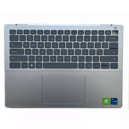Dell inspiron 7420 2 in 1 Palmrest Assembly With Keyboard - silver Dell PN: NDRPP, 0NDRPP; XG0GY-Sparesonly.in