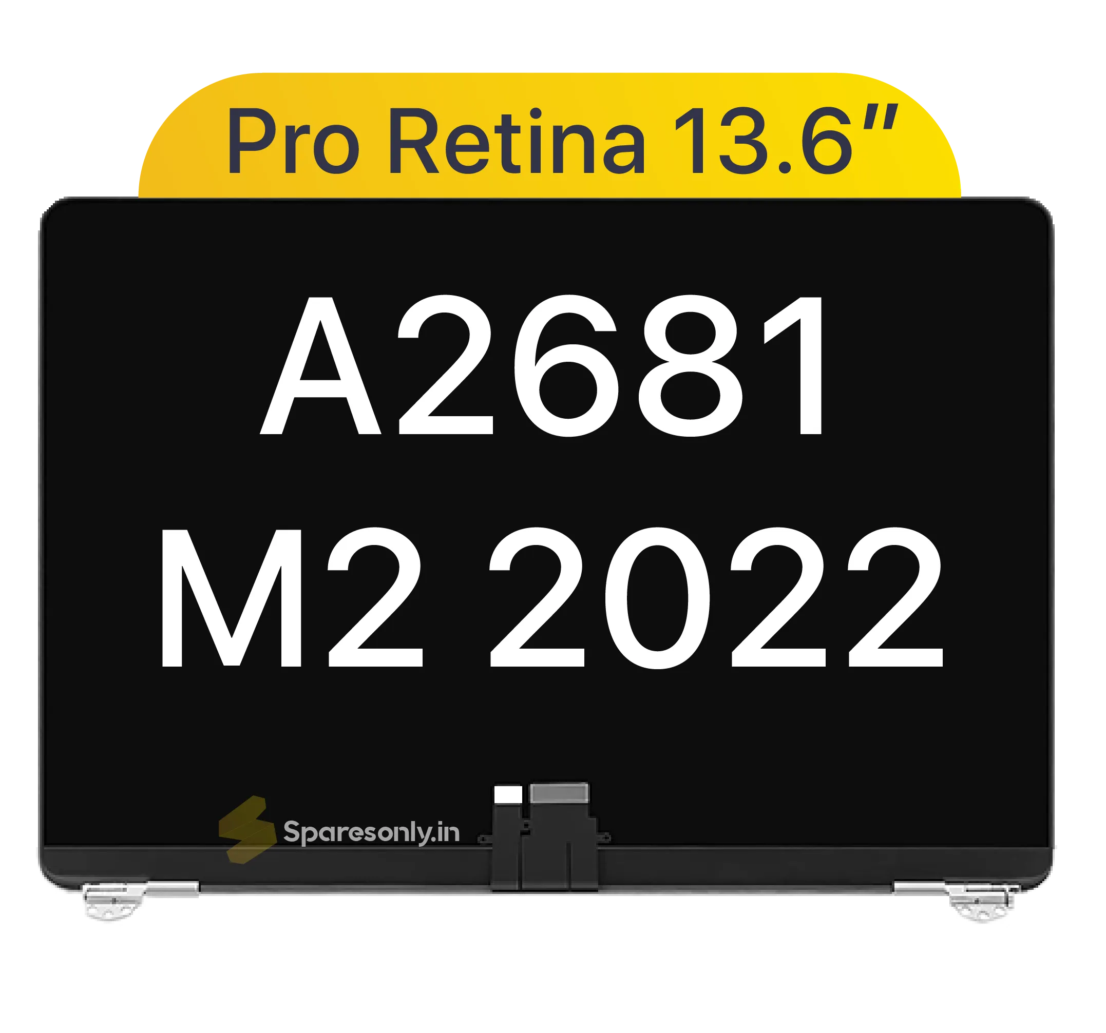 Display For A2681 MacBook Air 13.6 Inch M2 (2022) EMC 4074-Sparesonly.in