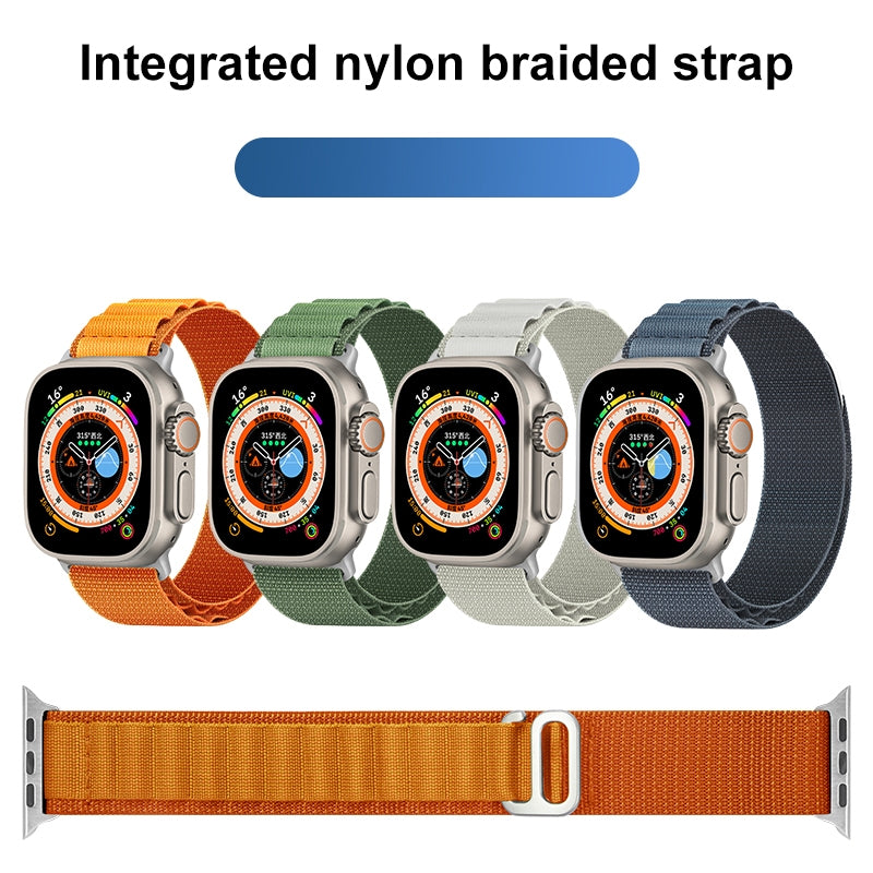 Fabric Watch Strap Smart Watch Ultra Hook Band 42/44/45/49mm Customize-Sparesonly.in