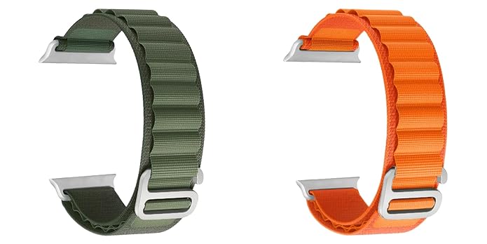 Fabric Watch Strap Smart Watch Ultra Hook Band 42/44/45/49mm Customize-Sparesonly.in
