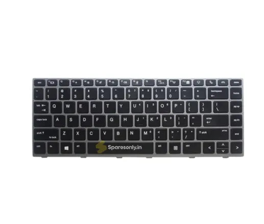 HP EliteBook 840 G5, 840 G6, 745 G5, 745 G6 Laptop Keyboard With Silver Frame-Sparesonly.in