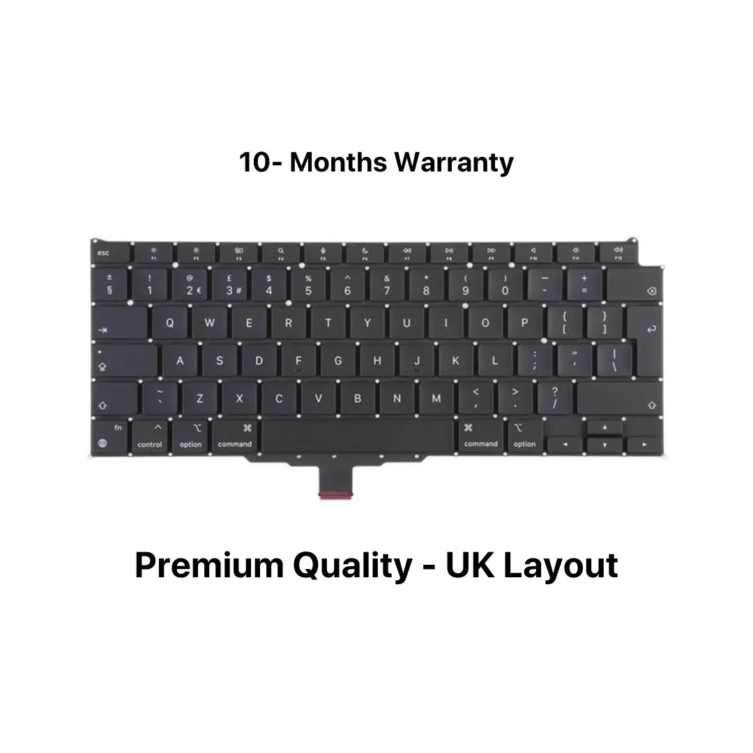 Keyboard for MacBook Air A2337 (M1, 2020) | US/UK Layout | Replacement Keypad | EMC 3598-Sparesonly.in
