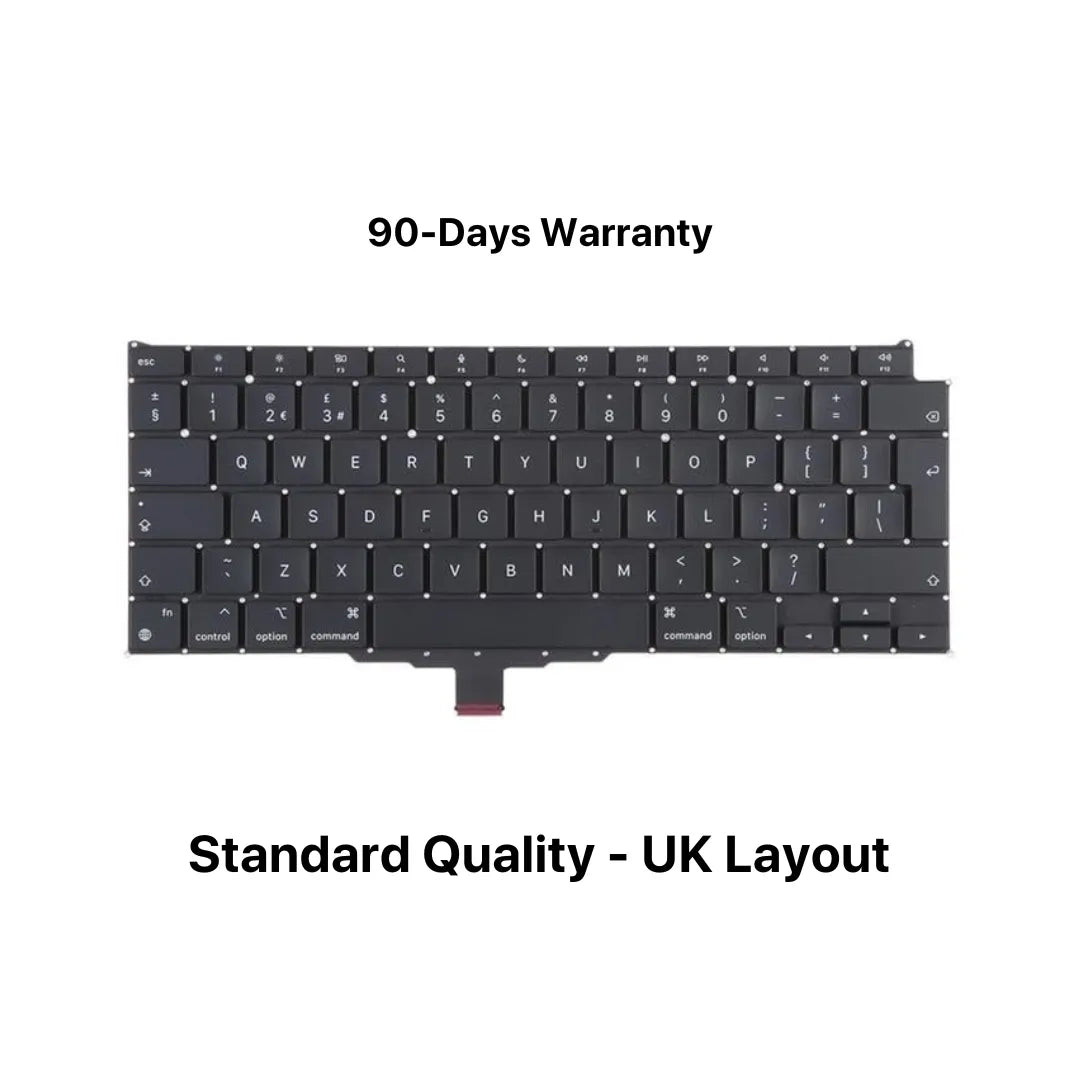 Keyboard for MacBook Air A2337 (M1, 2020) | US/UK Layout | Replacement Keypad | EMC 3598-Sparesonly.in