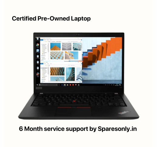 Lenovo Thinkpad T490 14-Inch/ Intel Core i5-8th Gen/ 1.60Ghz/ 8GB Ram/ 256GB SSD/ Win 10 Pro/ Black Certified Pre-Owned Laptop-Sparesonly.in