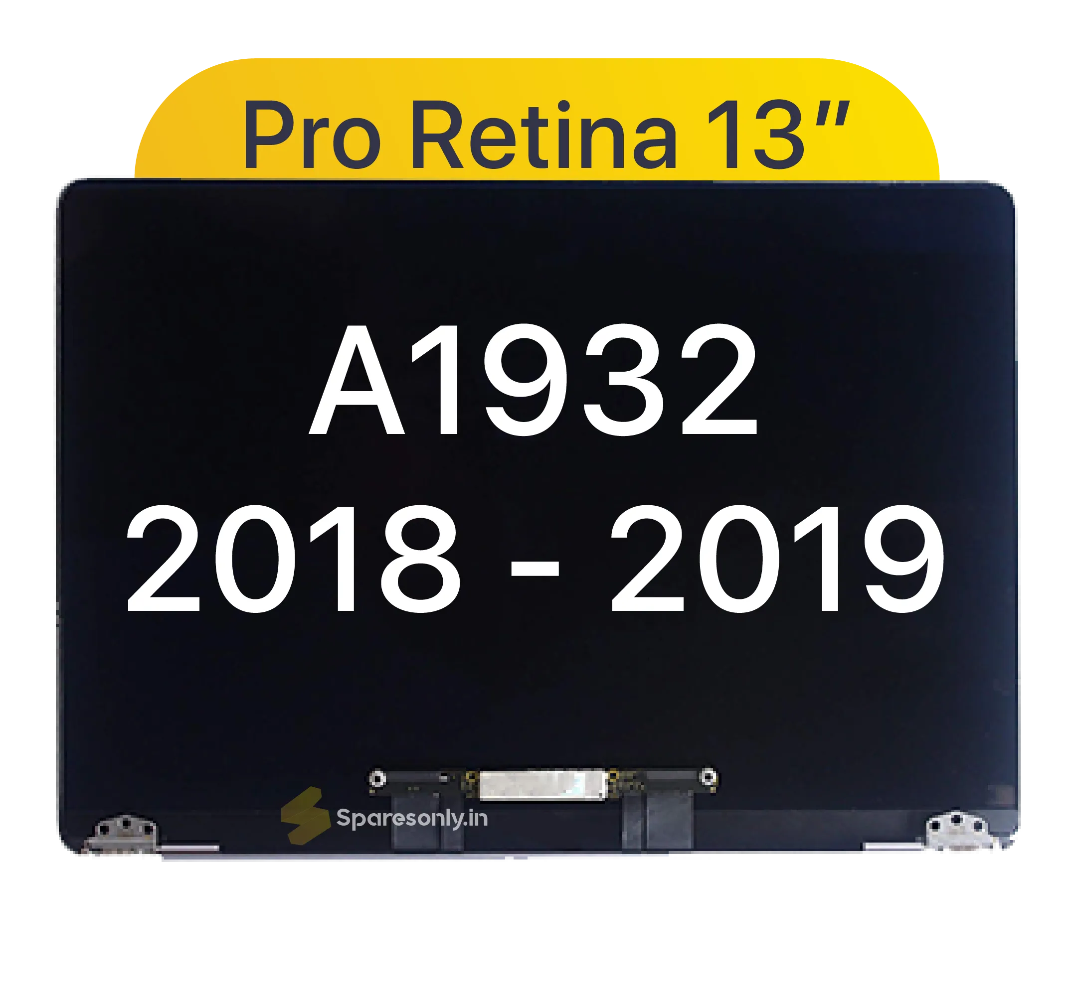 MacBook Air A1932 Display Replacement | MacBook Air 13-inch 2018-2019 Screen | EMC 3184 | Retina LCD Assembly A1932-Sparesonly.in
