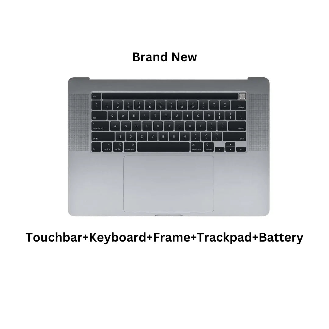 MacBook Pro 16” A2141 (2019) Top Cases with Toucbar Trackpad Keyboard Speakers & Battery-Sparesonly.in