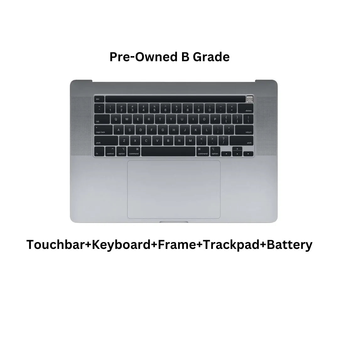 MacBook Pro 16” A2141 (2019) Top Cases with Toucbar Trackpad Keyboard Speakers & Battery-Sparesonly.in