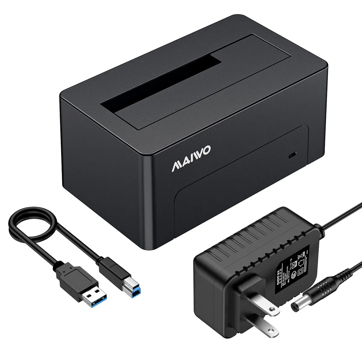 Maiwo USB3.0 to Mini SAS HDD Docking Station For 2.5inch / 3.5inch SFF-8482 SAS 5Gbps Black K308-SAS-Sparesonly.in