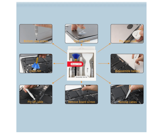S-F10 Disassembly Tool Set For MacBook Laptop-Sparesonly.in