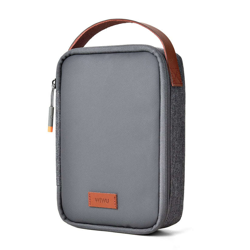 WiWU Minimalist Travel Pouch for Electronics MacBook Accessories Organizer Bag-Sparesonly.in
