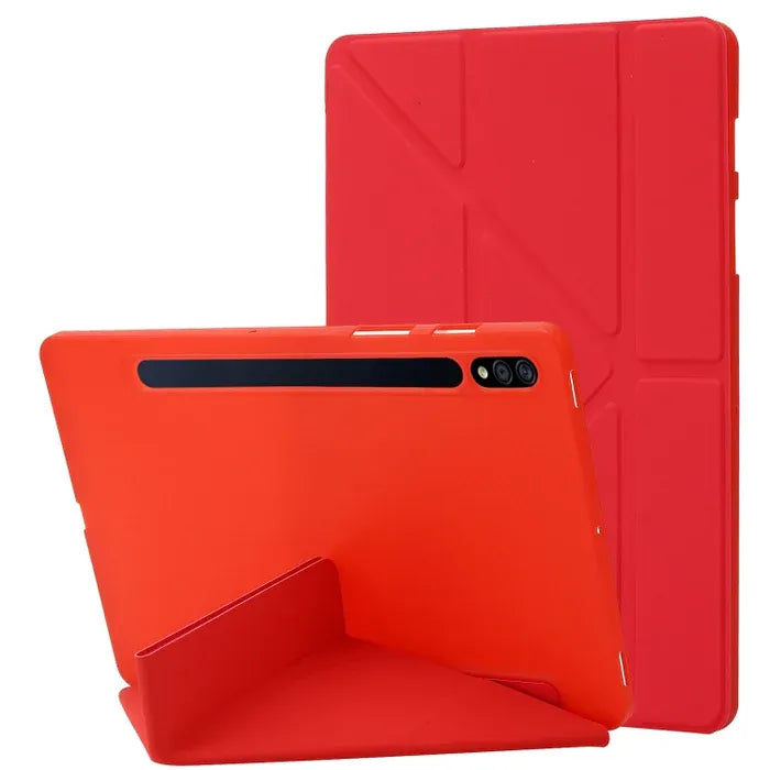 iPad Pro 10.2, Case iPad 9th 8th 7th 11 inch 4th, 3rd, 2nd, 1st (2022, 2021, 2020, 2018) Generation Case, Multi-folding TPU Back Flip Leather Smart Tablet Case-Sparesonly.in