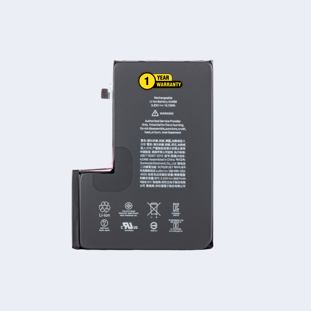 iPhone 12 Pro Max Battery with 3687mAh-Sparesonly.in