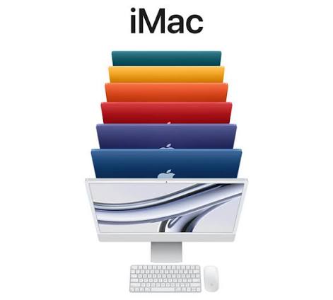 Apple iMac 24-inch M3 Retina 4.5K Display - Sparesonly