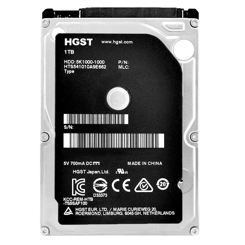 HTS541010A9E632 HGST 2.5